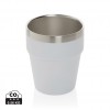 Clark RCS double wall coffee cup 300ML in White