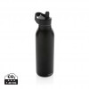 Avira Ara RCS Re-steel fliptop water bottle 500ml in Black