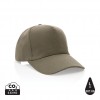 Impact 5panel 280gr Recycled cotton cap with AWARE™ tracer in Green