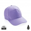 Impact 5panel 280gr Recycled cotton cap with AWARE™ tracer in Lavender