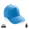 Impact 5panel 280gr Recycled cotton cap with AWARE™ tracer in Tranquil Blue