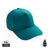 Impact 5panel 280gr Recycled cotton cap with AWARE™ tracer in Verdigris
