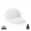 Impact 6 panel 190gr Recycled cotton cap with AWARE™ tracer in White