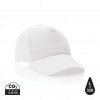 Impact 5 panel 190gr Recycled cotton cap with AWARE™ tracer in White