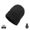 Impact AWARE™  Polylana® double knitted beanie in Black