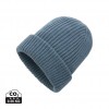 Impact AWARE™  Polylana® double knitted beanie in Sage Blue