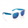 Gleam RCS recycled PC mirror lens sunglasses in Blue, White