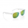 Gleam RCS recycled PC mirror lens sunglasses in White