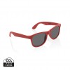 RCS recycled PP plastic sunglasses in Red