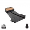 Impact AWARE™ RPET picnic blanket with PU cover in Anthracite