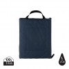 Impact Aware™ RPET foldable quilted picnic blanket in Navy