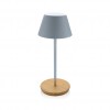 Pure Glow RCS usb-rechargeable recycled plastic table lamp in White