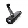 Lightwave RCS rplastic USB-rechargeable torch with crank in Black