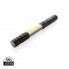 Large telescopic light with COB in Black