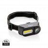 COB and LED headlight in Black