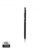 Thin metal stylus pen in Black
