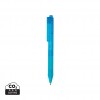 X9 frosted pen with silicone grip in Blue