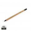 Bamboo infinity pencil with eraser in Brown