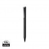 Xavi RCS certified recycled aluminium pen in Black