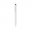 Kymi RCS certified recycled aluminium pen with stylus in White