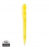 Devin GRS certified RABS pen transparent in Yellow