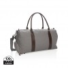 Weekend bag with USB A output in Grey