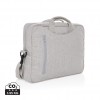 Laluka AWARE™ recycled cotton 15.4 inch laptop bag in Grey