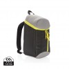 Hiking cooler backpack 10L in Black, Lime