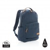 Impact AWARE™ 16 oz. recycled canvas backpack in Blue