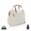 Impact AWARE™ 16 oz. recycled canvas laptop bag in Off White