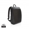 Madrid anti-theft RFID USB laptop backpack PVC free in Black