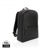 Swiss Peak deluxe PU laptop backpack PVC free in Black