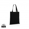 Impact AWARE™ Recycled cotton tote 145g in Black