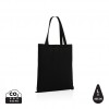 Impact AWARE™ Recycled cotton tote 145g in Black