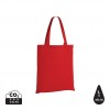 Impact AWARE™ Recycled cotton tote 145g in Red