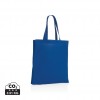 Impact AWARE™ Recycled cotton tote w/bottom 145g in Blue