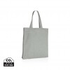 Impact AWARE™ Recycled cotton tote w/bottom 145g in Grey