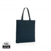 Impact AWARE™ Recycled cotton tote w/bottom 145g in Navy