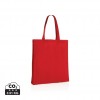 Impact AWARE™ Recycled cotton tote w/bottom 145g in Red