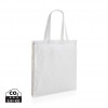 Impact AWARE™ Recycled cotton tote w/bottom 145g in White