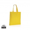 Impact AWARE™ Recycled cotton tote w/bottom 145g in Yellow