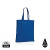 Impact AWARE™ Recycled cotton tote w/bottom 145g in Blue
