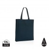 Impact AWARE™ Recycled cotton tote w/bottom 145g in Navy