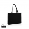 Impact AWARE™ Recycled cotton shopper 145g in Black