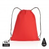 Impact AWARE™ RPET 190T drawstring bag in Red
