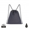 Impact AWARE™ recycled denim drawstring backpack in Blue