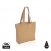 Impact Aware™ 240 gsm rcanvas shopper w/pocket undyed in Brown