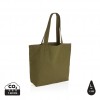 Impact Aware™ 240 gsm rcanvas shopper w/pocket undyed in Green