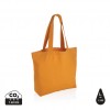 Impact Aware™ 240 gsm rcanvas shopper w/pocket in Sundial Orange