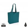 Impact Aware™ 240 gsm rcanvas shopper w/pocket in Verdigris